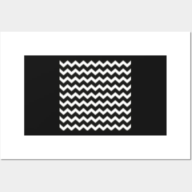 Zig Zag Pixelated Wall Art by YellowLion